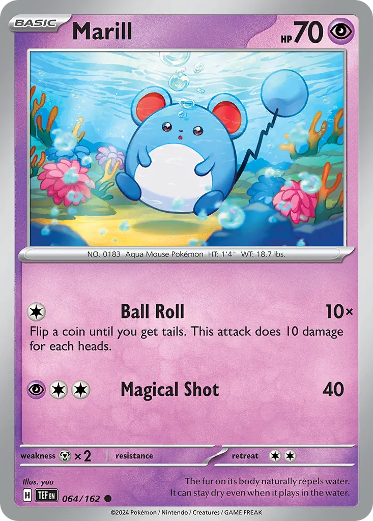 Marill — SV05: Temporal Forces — Pokémon