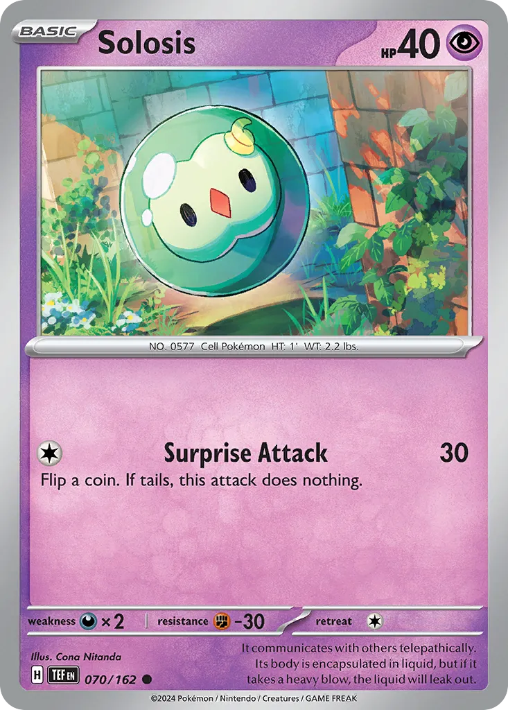 Solosis — SV05: Temporal Forces — Pokemon