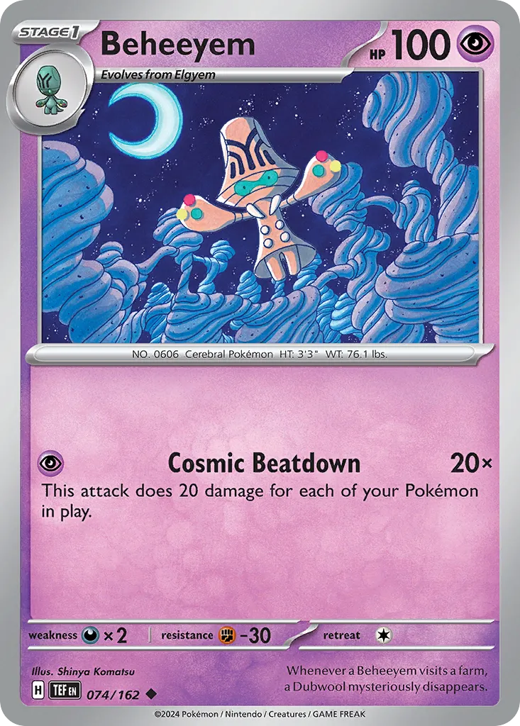Beheeyem — SV05: Temporal Forces — Pokémon