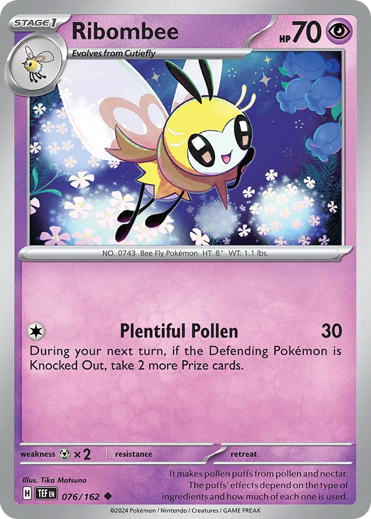 Ribombee — SV05: Temporal Forces — Pokémon