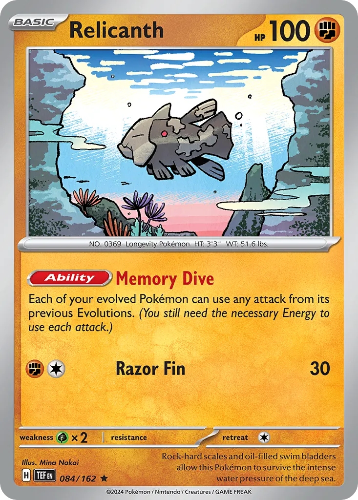 Relicanth — SV05: Temporal Forces — Pokémon