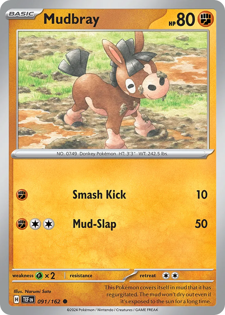 Mudbray — SV05: Temporal Forces — Pokémon