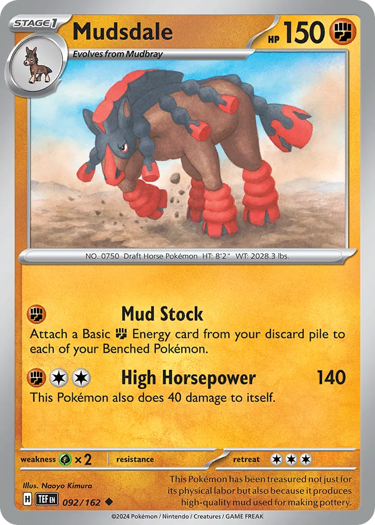 Mudsdale — SV05: Temporal Forces — Pokémon