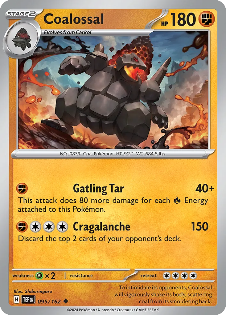 Coalossal — SV05: Temporal Forces — Pokémon