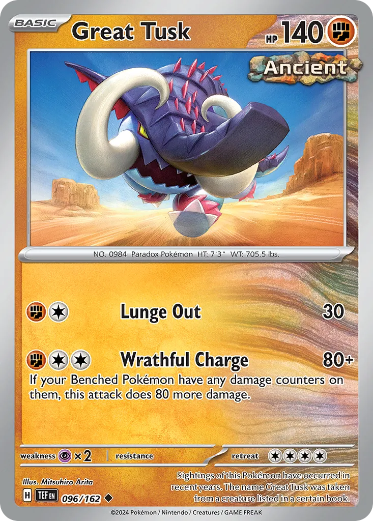 Great Tusk — SV05: Temporal Forces — Pokémon