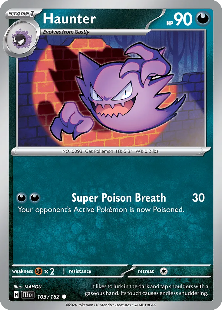 Haunter — SV05: Temporal Forces — Pokemon