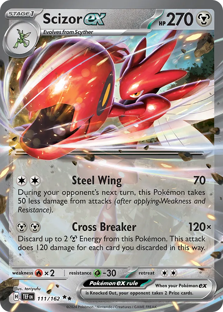 Scizor ex — SV05: Temporal Forces — Pokemon