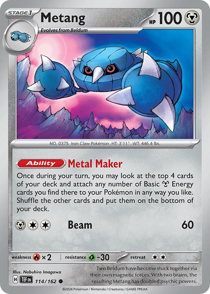 Metang — SV05: Temporal Forces — Pokémon