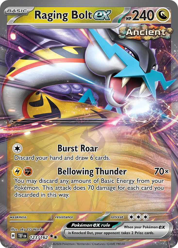 Raging Bolt ex — SV05: Temporal Forces — Pokémon