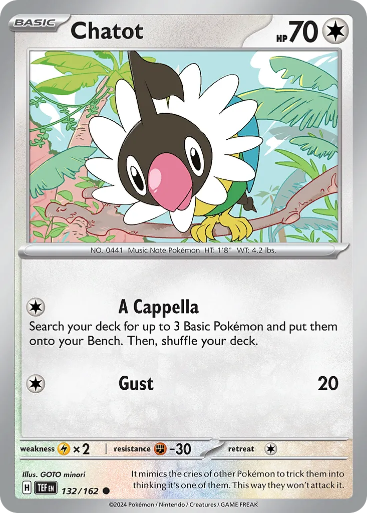 Chatot — SV05: Temporal Forces — Pokémon