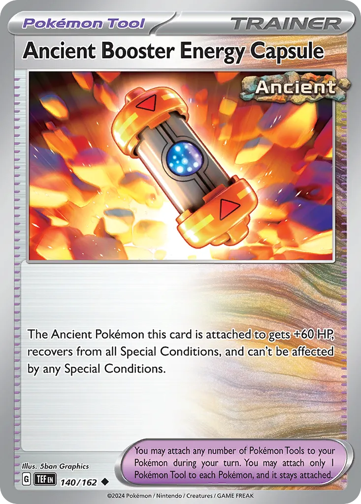 Capsule Énergie Booster Temps Passé — SV05: Temporal Forces — Pokémon
