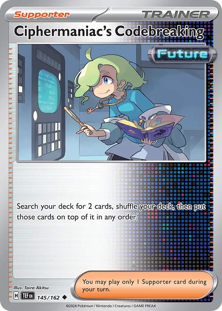 Décodage de Décryptomane — SV05: Temporal Forces — Pokémon