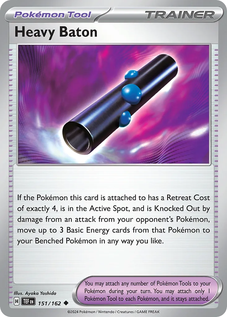 Heavy Baton — SV05: Temporal Forces — Pokémon