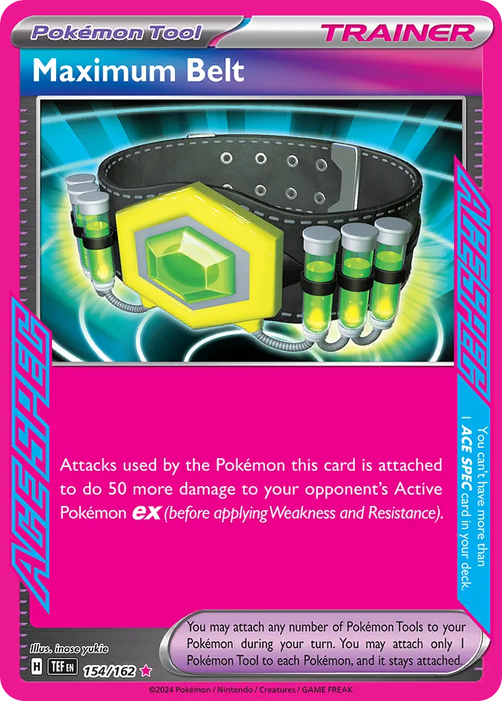 Maximum Belt — SV05: Temporal Forces — Pokemon