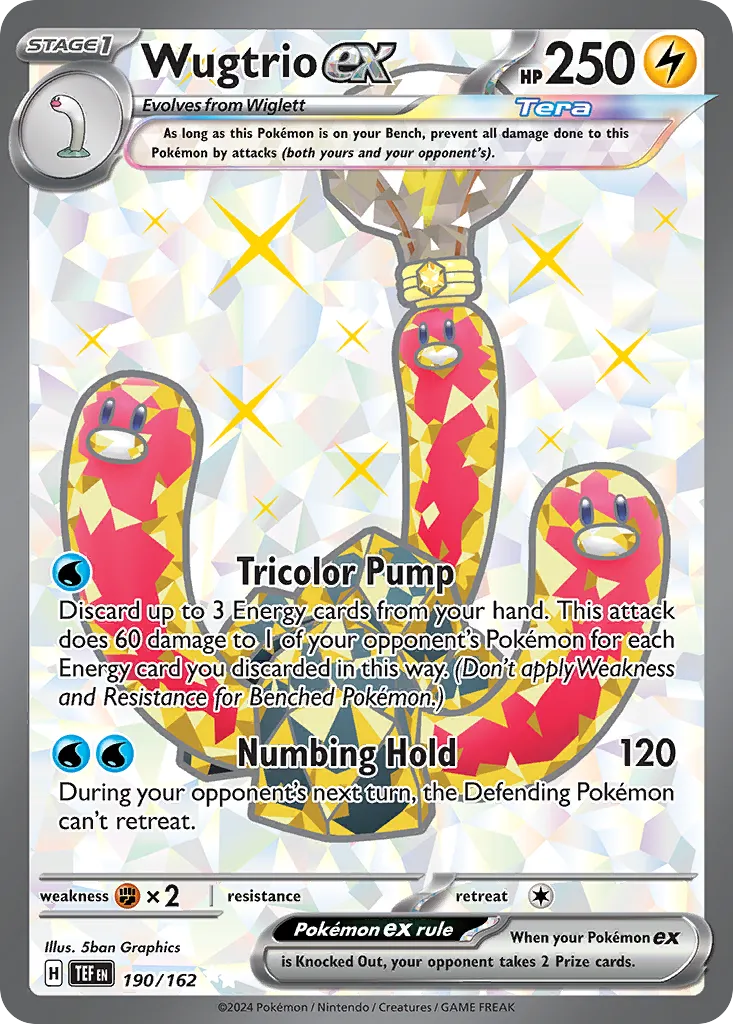 Wugtrio ex — SV05: Temporal Forces — Pokémon