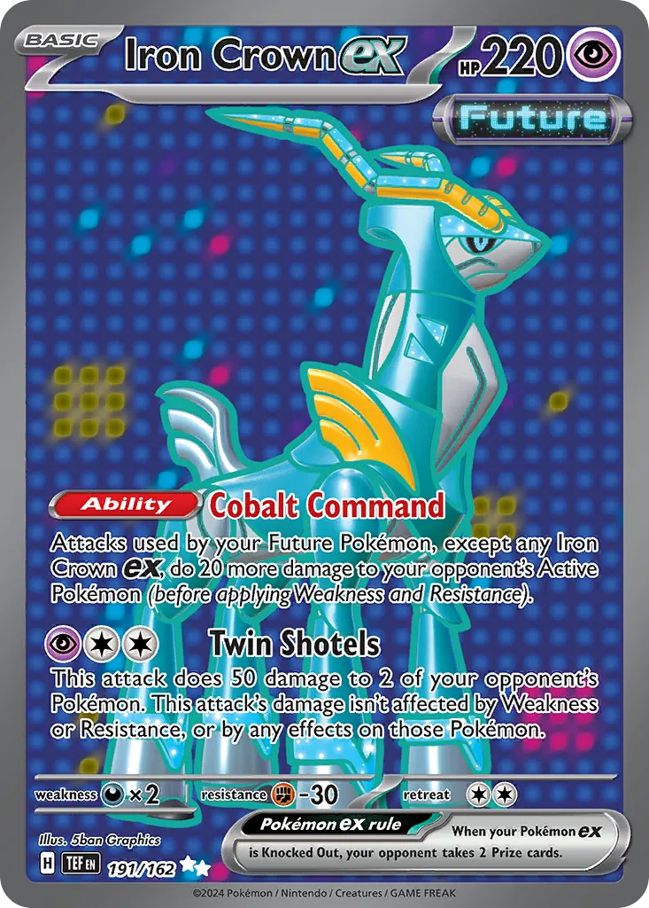 Iron Crown ex — SV05: Temporal Forces — Pokémon