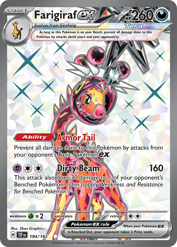 Farigiraf ex — SV05: Temporal Forces — Pokemon