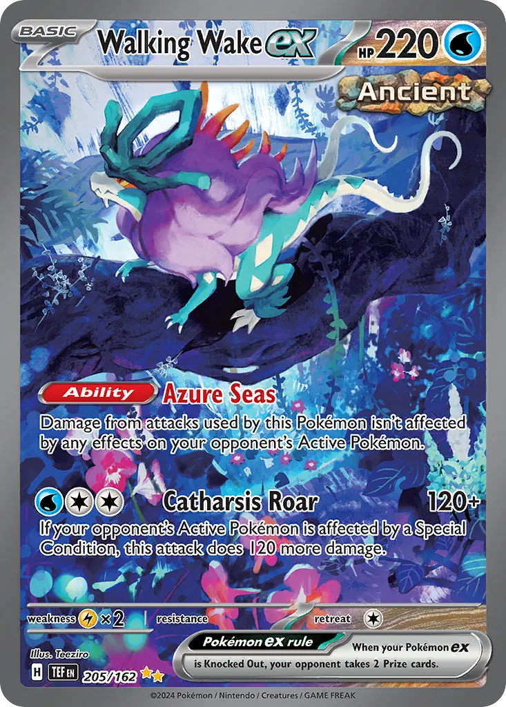 Walking Wake ex — SV05: Temporal Forces — Pokémon