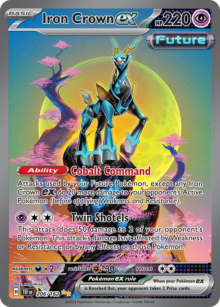 Iron Crown ex — SV05: Temporal Forces — Pokémon