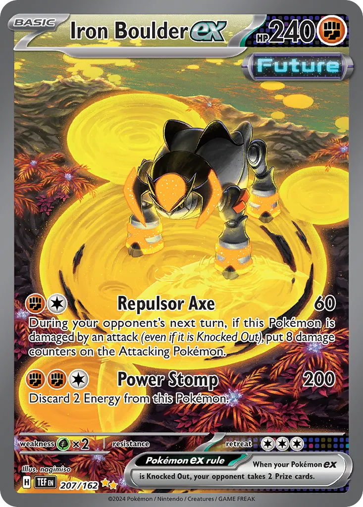 Iron Boulder ex — SV05: Temporal Forces — Pokémon