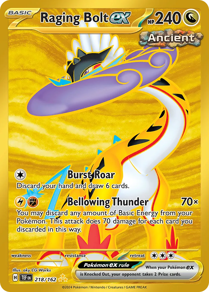 Raging Bolt ex — SV05: Temporal Forces — Pokémon