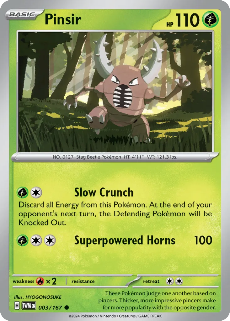 Pinsir — SV06: Twilight Masquerade — Pokémon