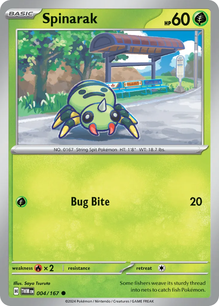 Spinarak — SV06: Twilight Masquerade — Pokémon