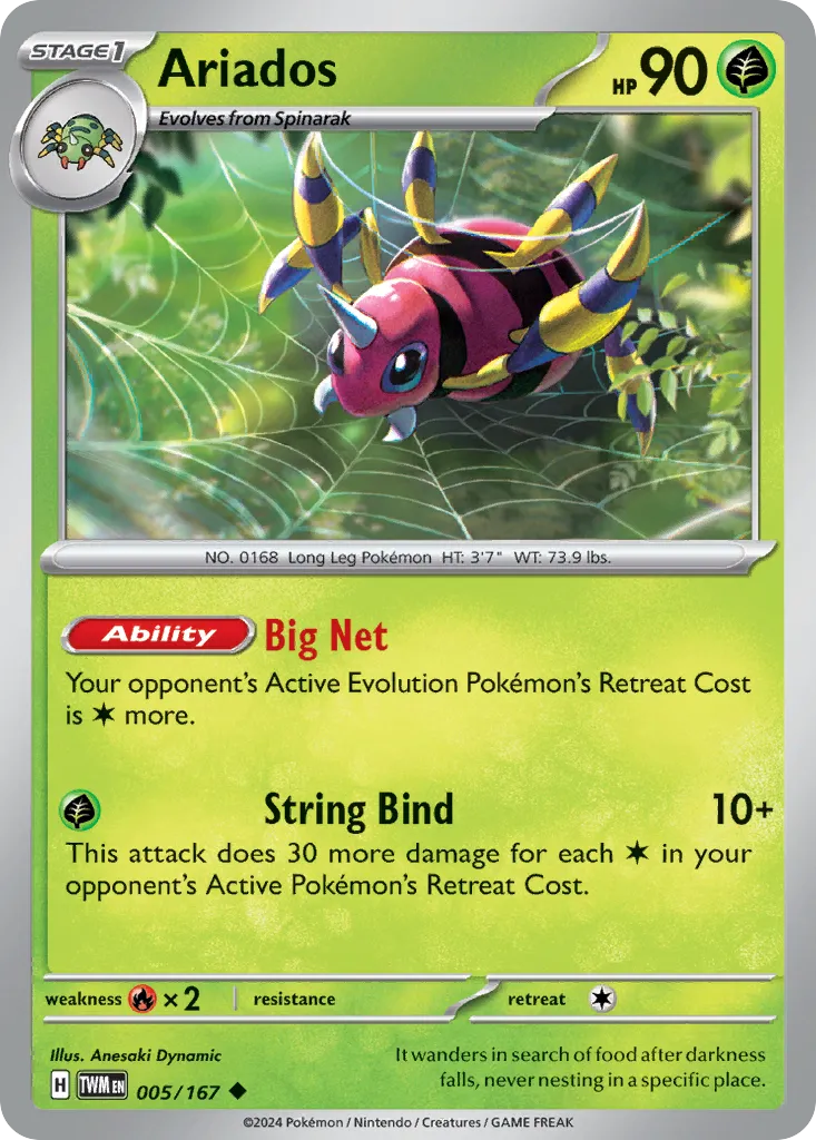 Ariados — SV06: Twilight Masquerade — Pokémon