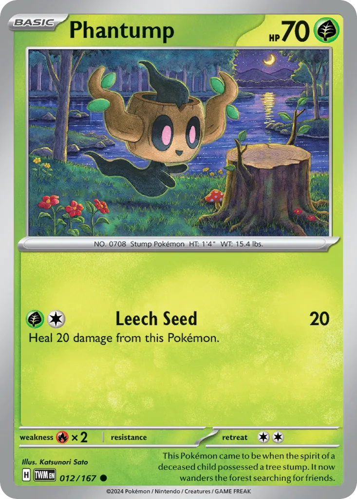 Phantump — SV06: Twilight Masquerade — Pokémon