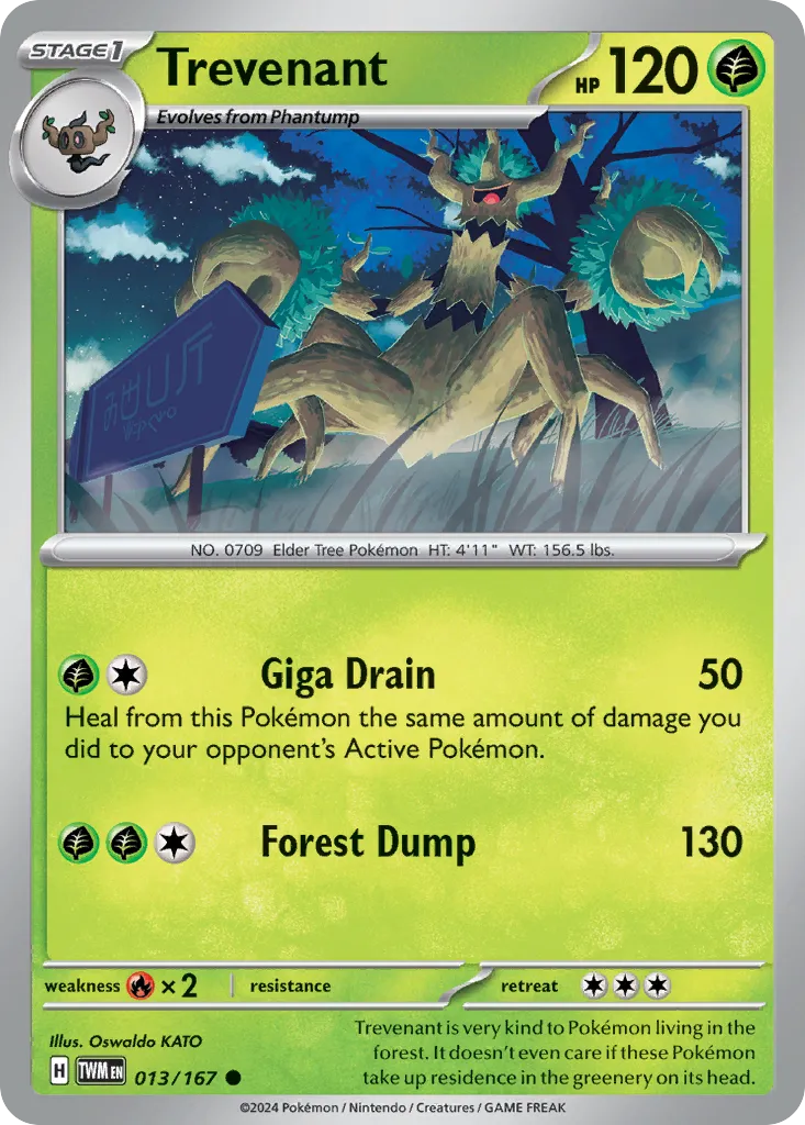 Trevenant — SV06: Twilight Masquerade — Pokémon