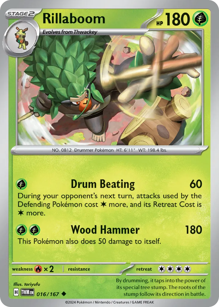 Rillaboom — SV06: Twilight Masquerade — Pokémon