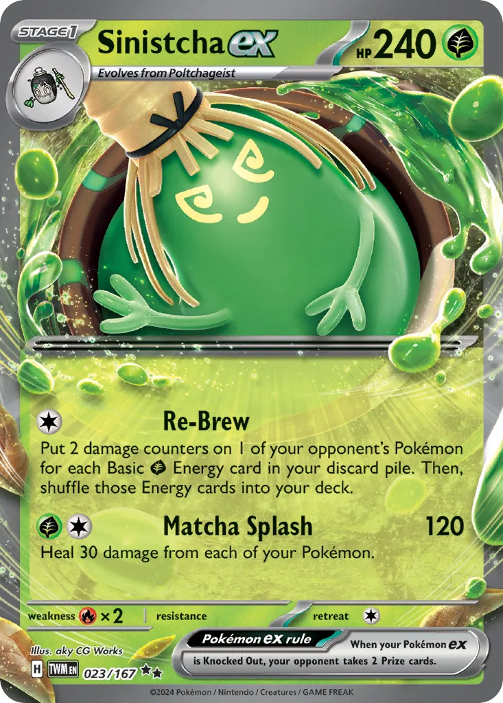 Sinistcha ex — SV06: Twilight Masquerade — Pokémon