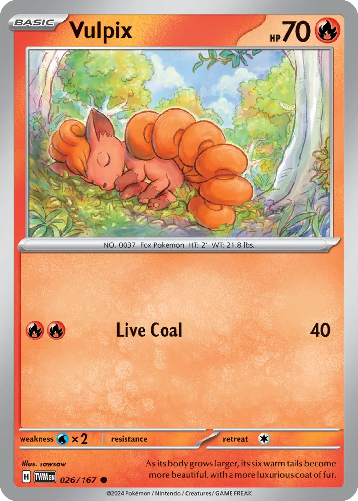 Vulpix — SV06: Twilight Masquerade — Pokémon