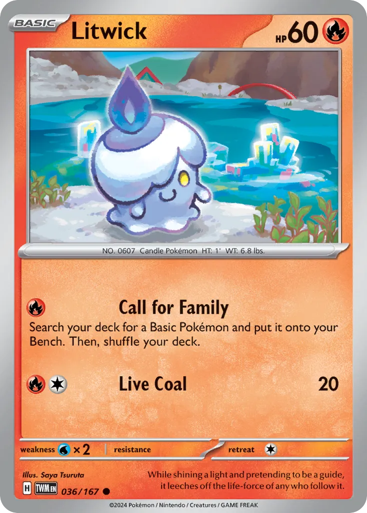 Litwick — SV06: Twilight Masquerade — Pokémon