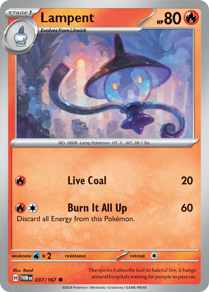 Lampent — SV06: Twilight Masquerade — Pokémon