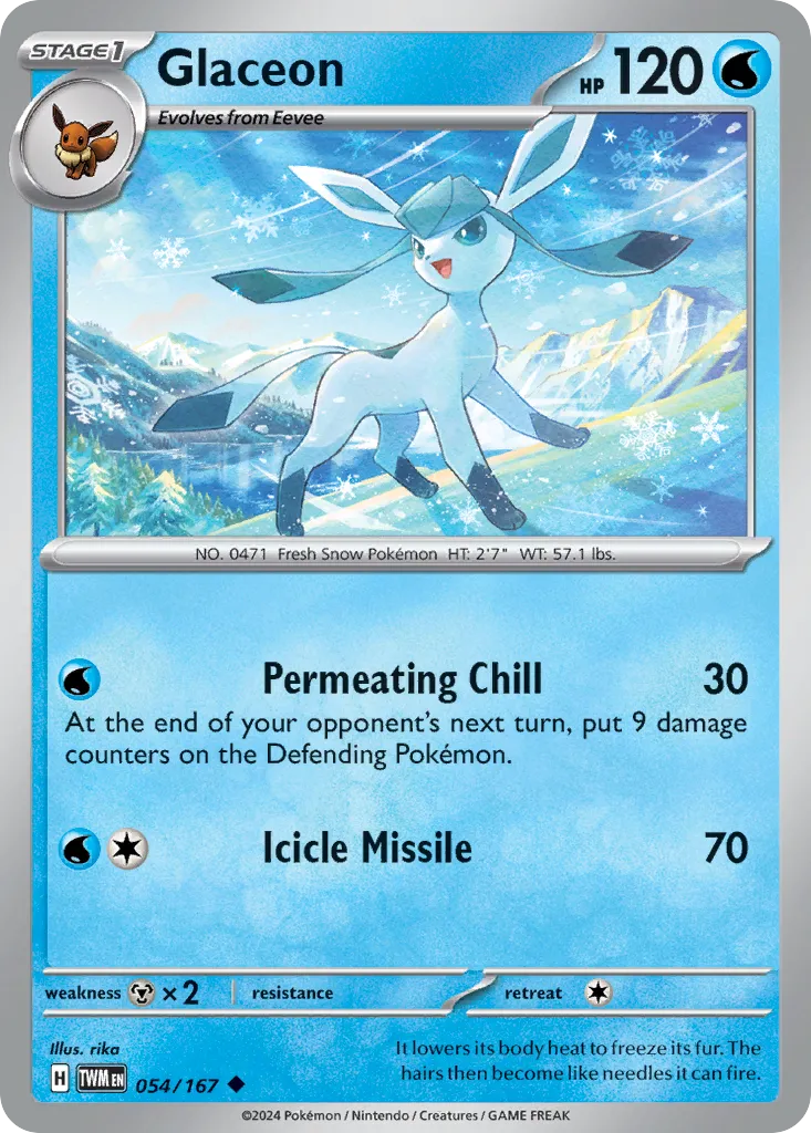 Glaceon — SV06: Twilight Masquerade — Pokémon