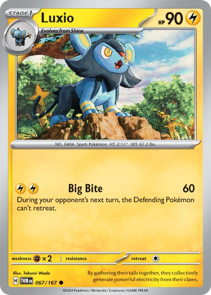 Luxio — SV06: Twilight Masquerade — Pokémon