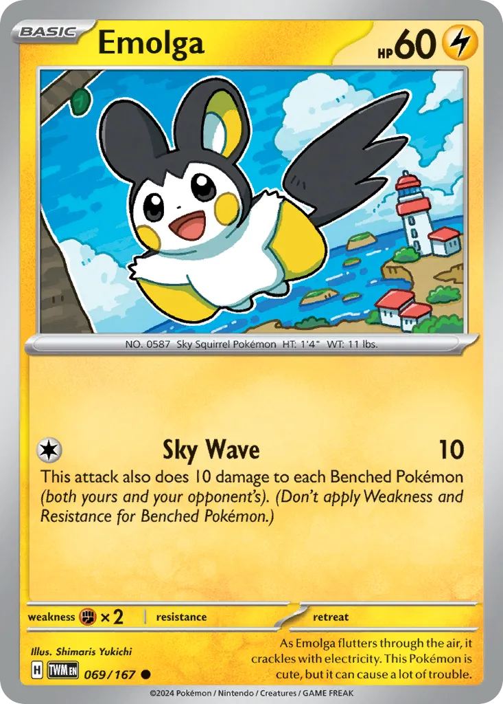 Emolga — SV06: Twilight Masquerade — Pokémon