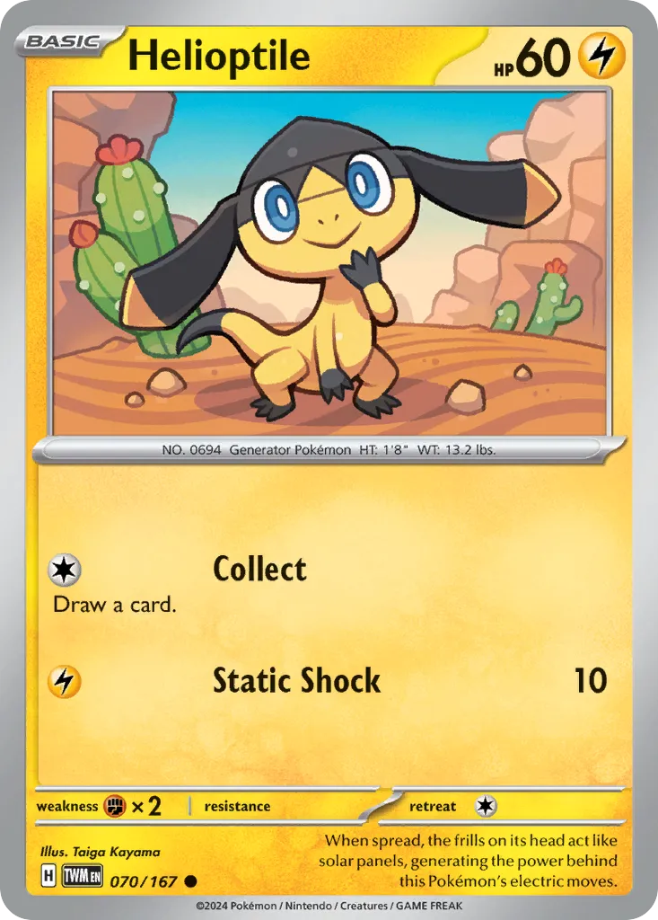 Helioptile — SV06: Twilight Masquerade — Pokémon
