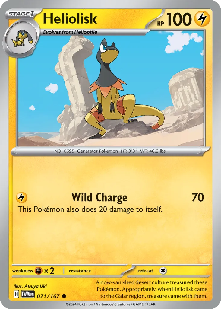 Heliolisk — SV06: Twilight Masquerade — Pokémon