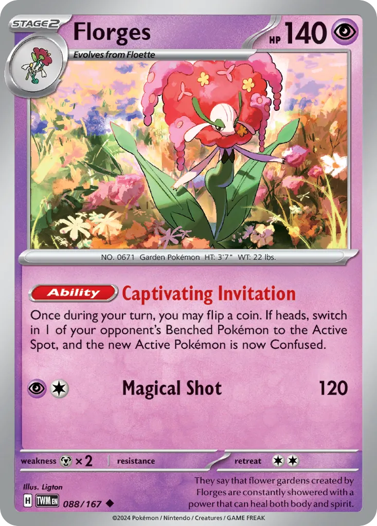 Florges — SV06: Twilight Masquerade — Pokémon