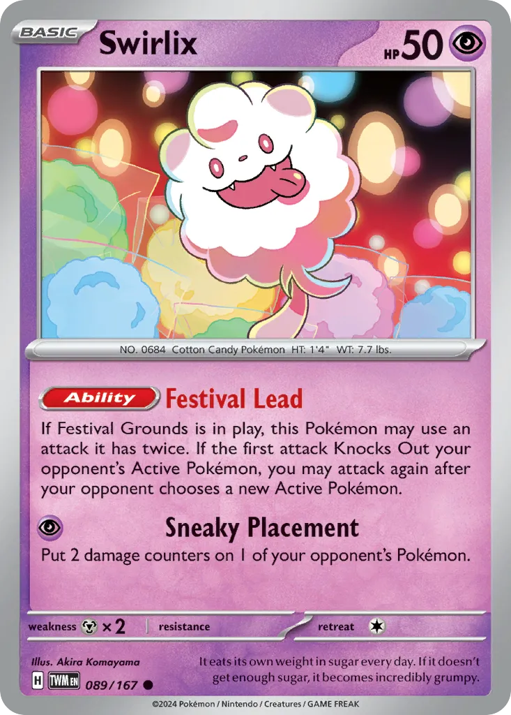 Swirlix — SV06: Twilight Masquerade — Pokémon
