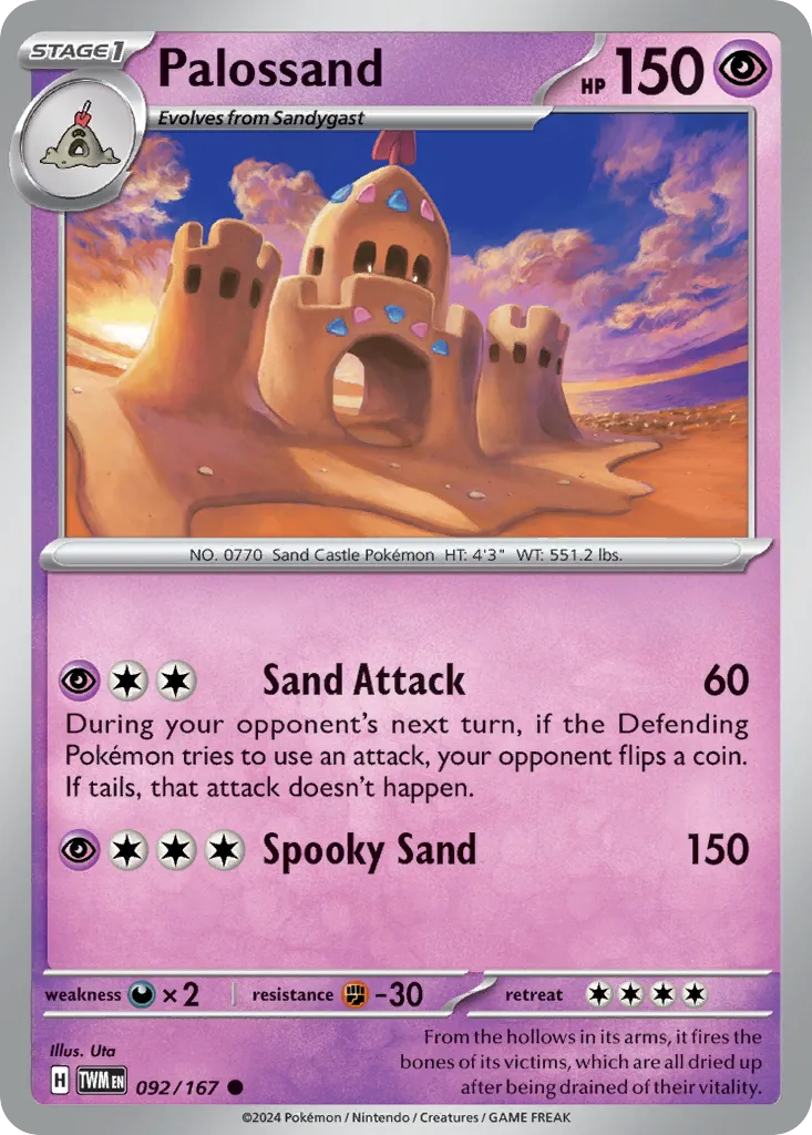 Palossand from SV06: Twilight Masquerade - Pokemon