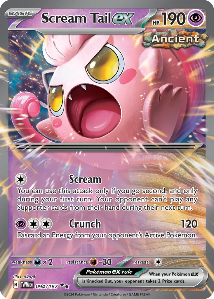 Scream Tail ex — SV06: Twilight Masquerade — Pokémon