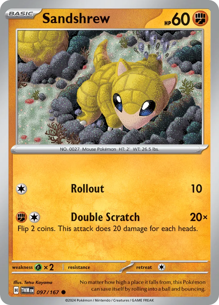 Sandshrew — SV06: Twilight Masquerade — Pokémon