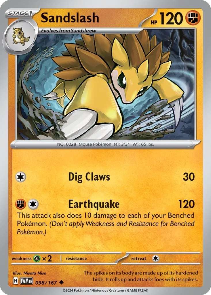 Sablaireau — SV06: Twilight Masquerade — Pokémon