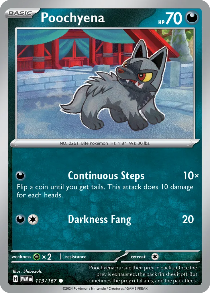 Poochyena — SV06: Twilight Masquerade — Pokémon