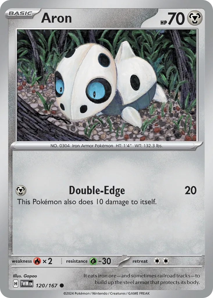 Aron — SV06: Twilight Masquerade — Pokemon