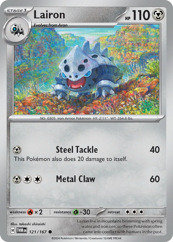 Lairon — SV06: Twilight Masquerade — Pokémon