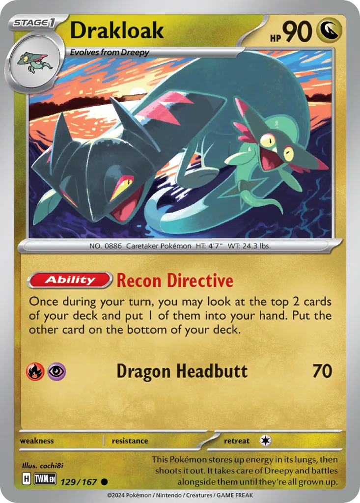 Drakloak — SV06: Twilight Masquerade — Pokémon